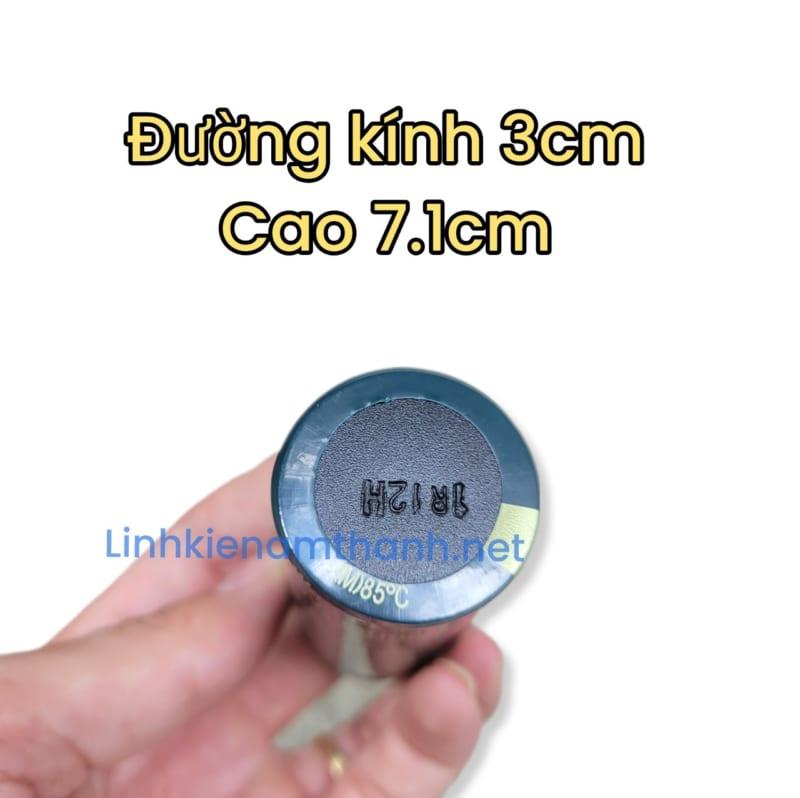 Tụ Lọc Nguồn Đẩy B3 80v 10.000 uF 3x7 cm - Ảnh 3